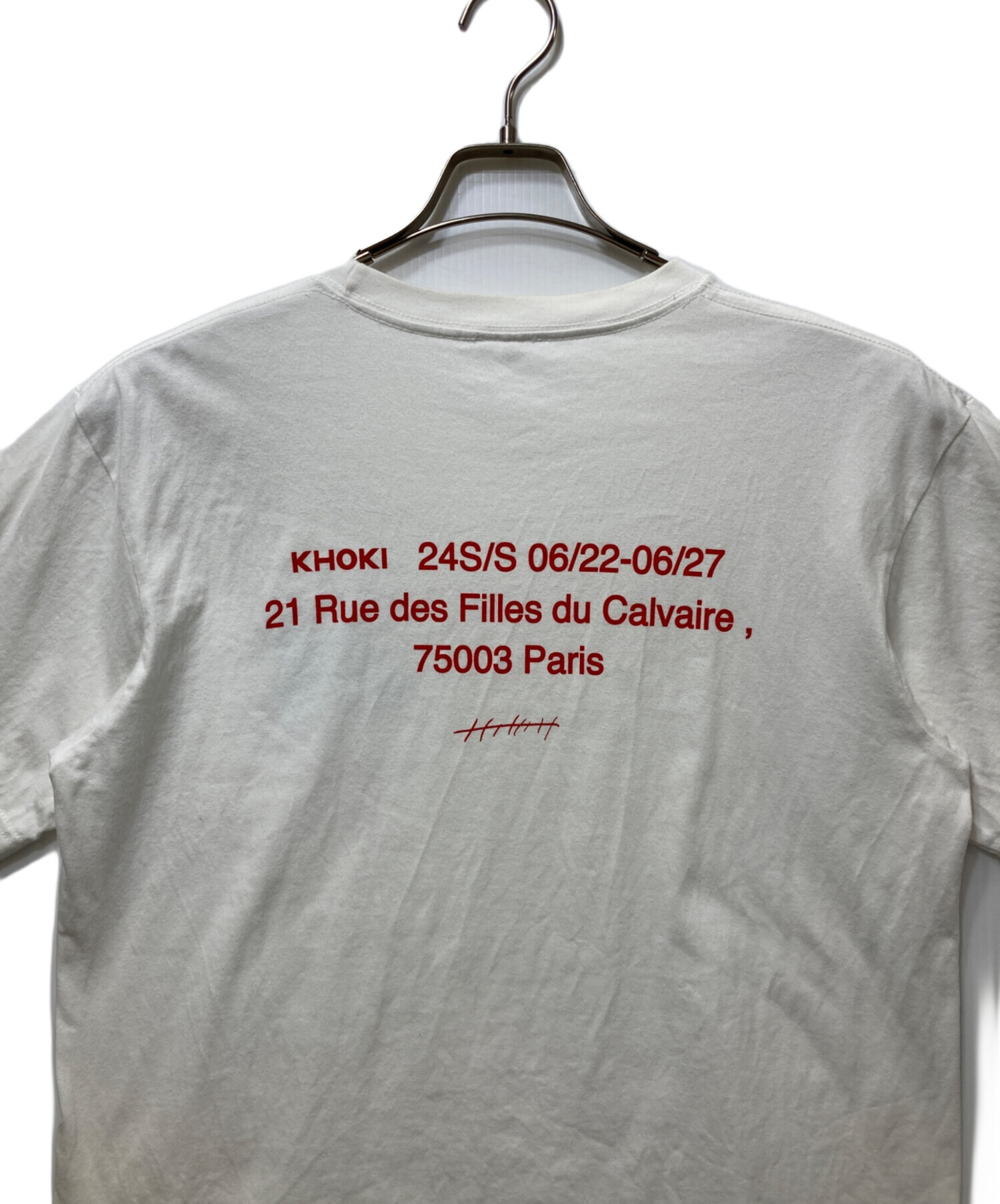 中古・古着通販】KHOKI (コッキ) Where is the exhibition T-shirt