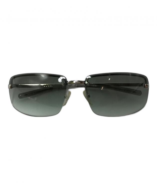中古・古着通販】GUCCI (グッチ) サングラス シルバー サイズ:61□15