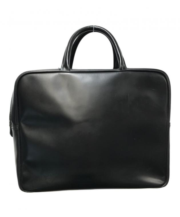 COMME des GARCONS レザー バッグ ブラック 中古・古着通販】COMME des GARCONS (コムデギャルソン) スクエア