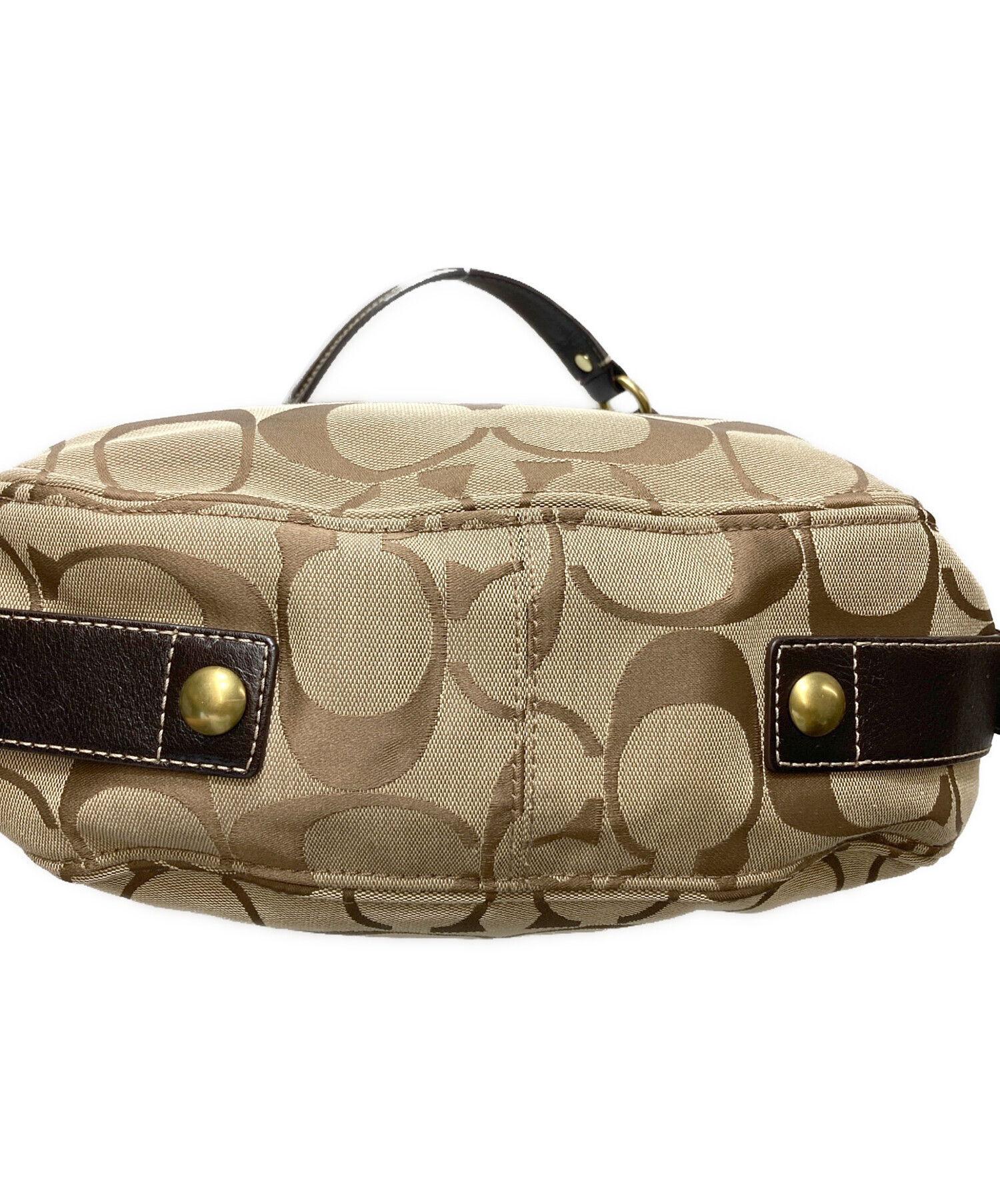 中古・古着通販】COACH (コーチ) シグネチャーワンショルダーバッグ