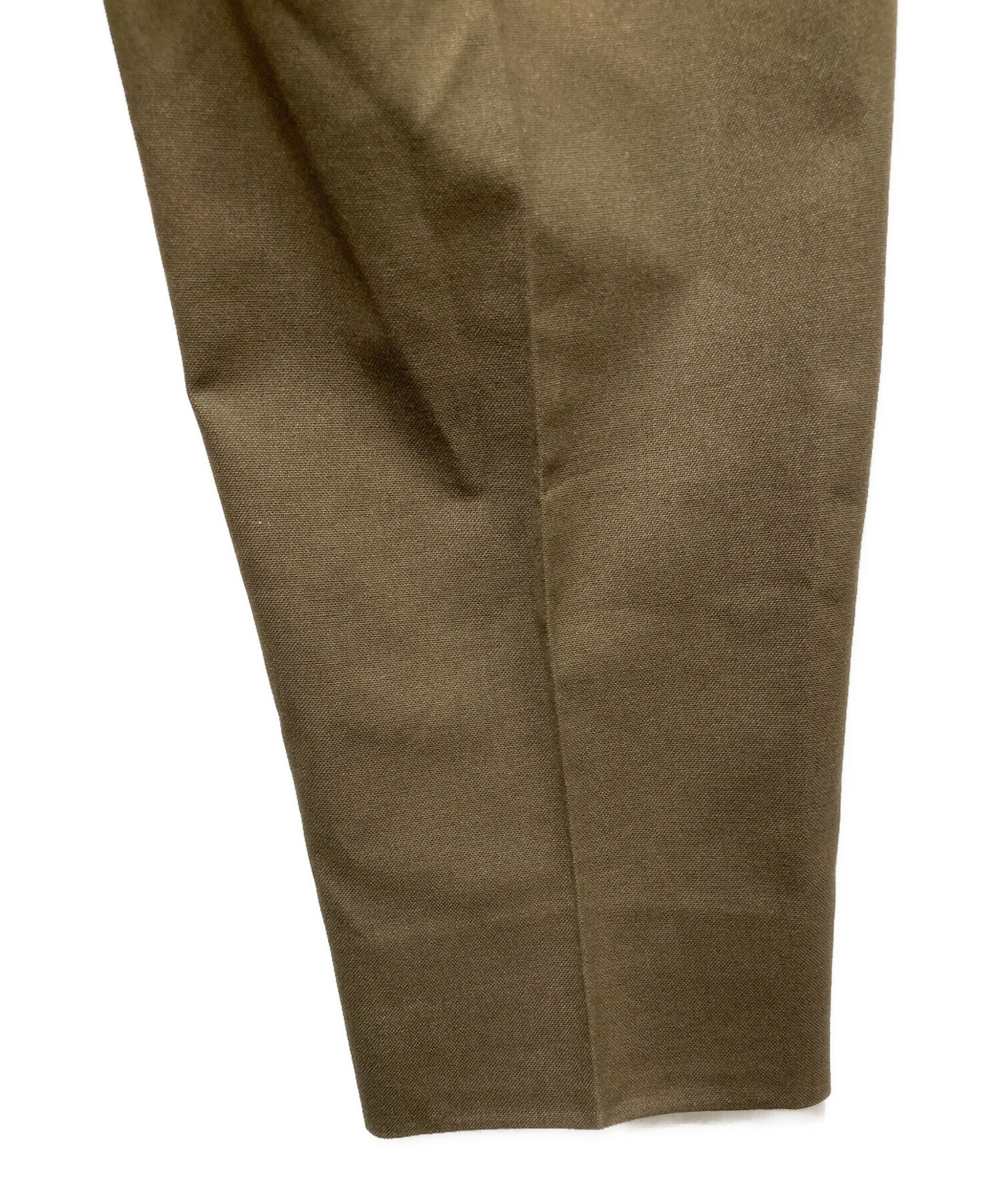 中古・古着通販】NEAT (ニート) HOPSACK BELTLESS 2タック トラウザー