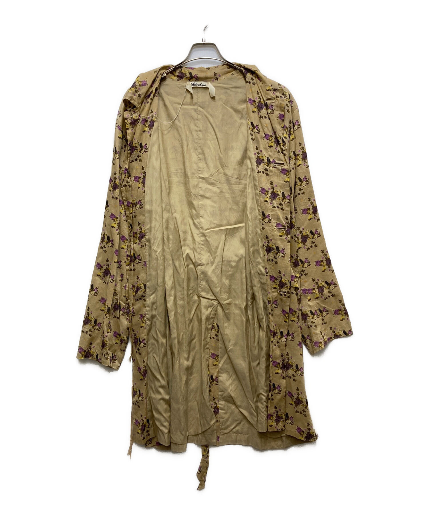 midorikawa レースロングコート　ミドリカワ　ジャケット　シャツ 中古・古着通販】Midorikawa (ミドリカワ) 花柄ロングシャツコート