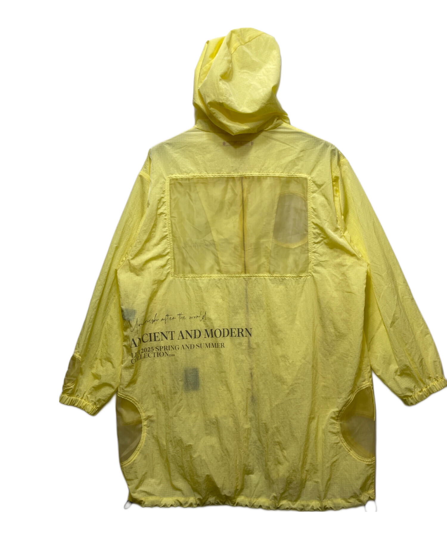 中古・古着通販】Leh (レー) Rain Hood Coat イエロー サイズ:M