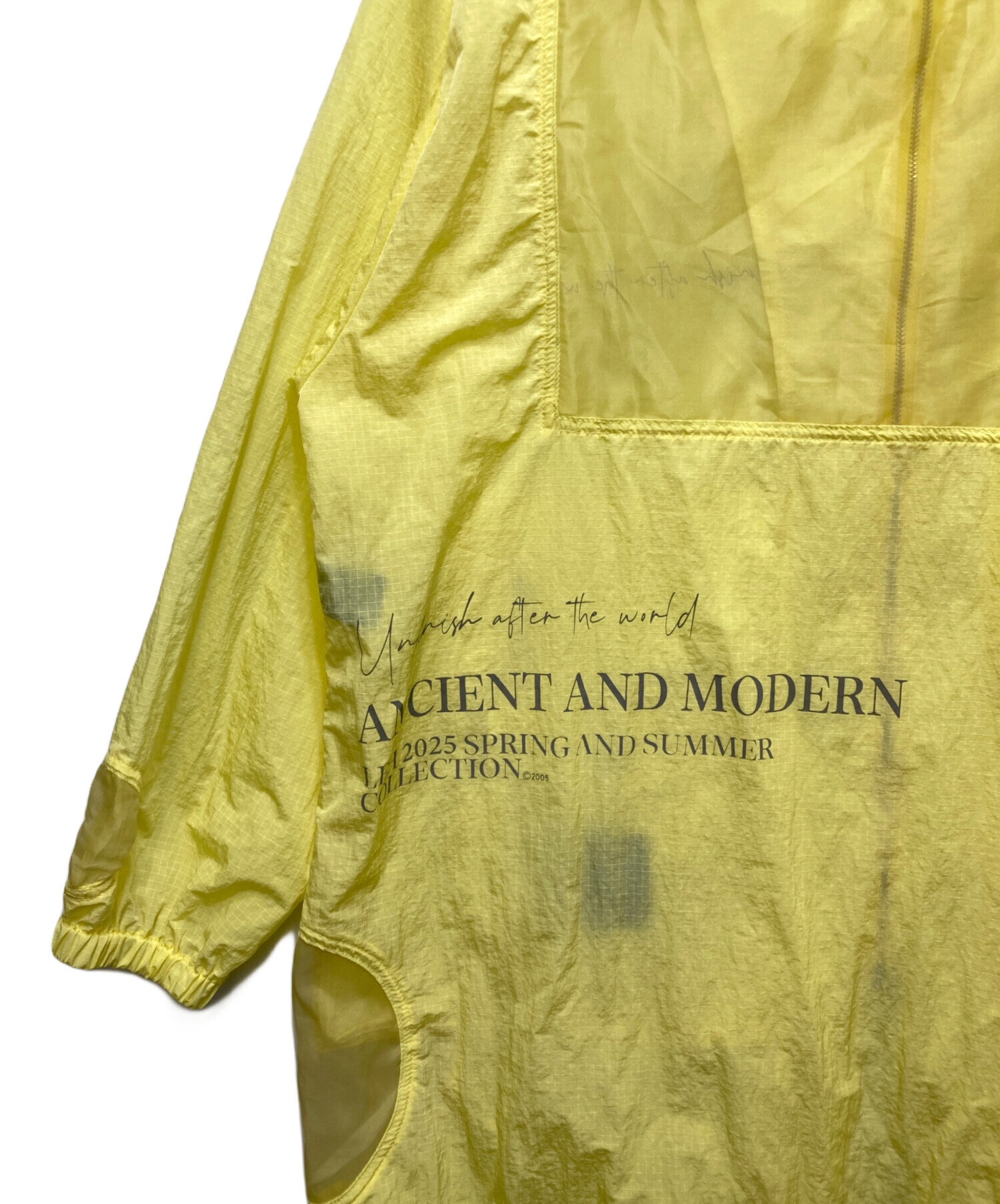中古・古着通販】Leh (レー) Rain Hood Coat イエロー サイズ:M