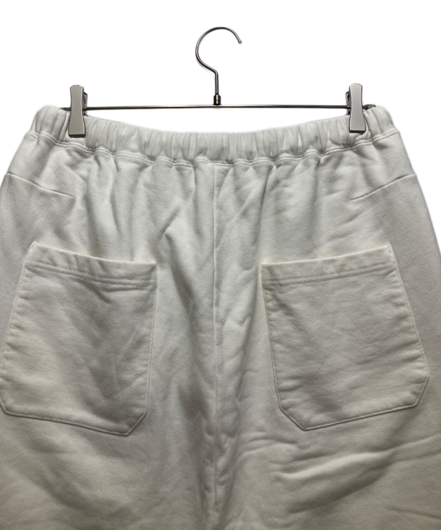 中古・古着通販】ANCELLM (アンセルム) 3/4 TUCK SWEAT SHORTS（タック