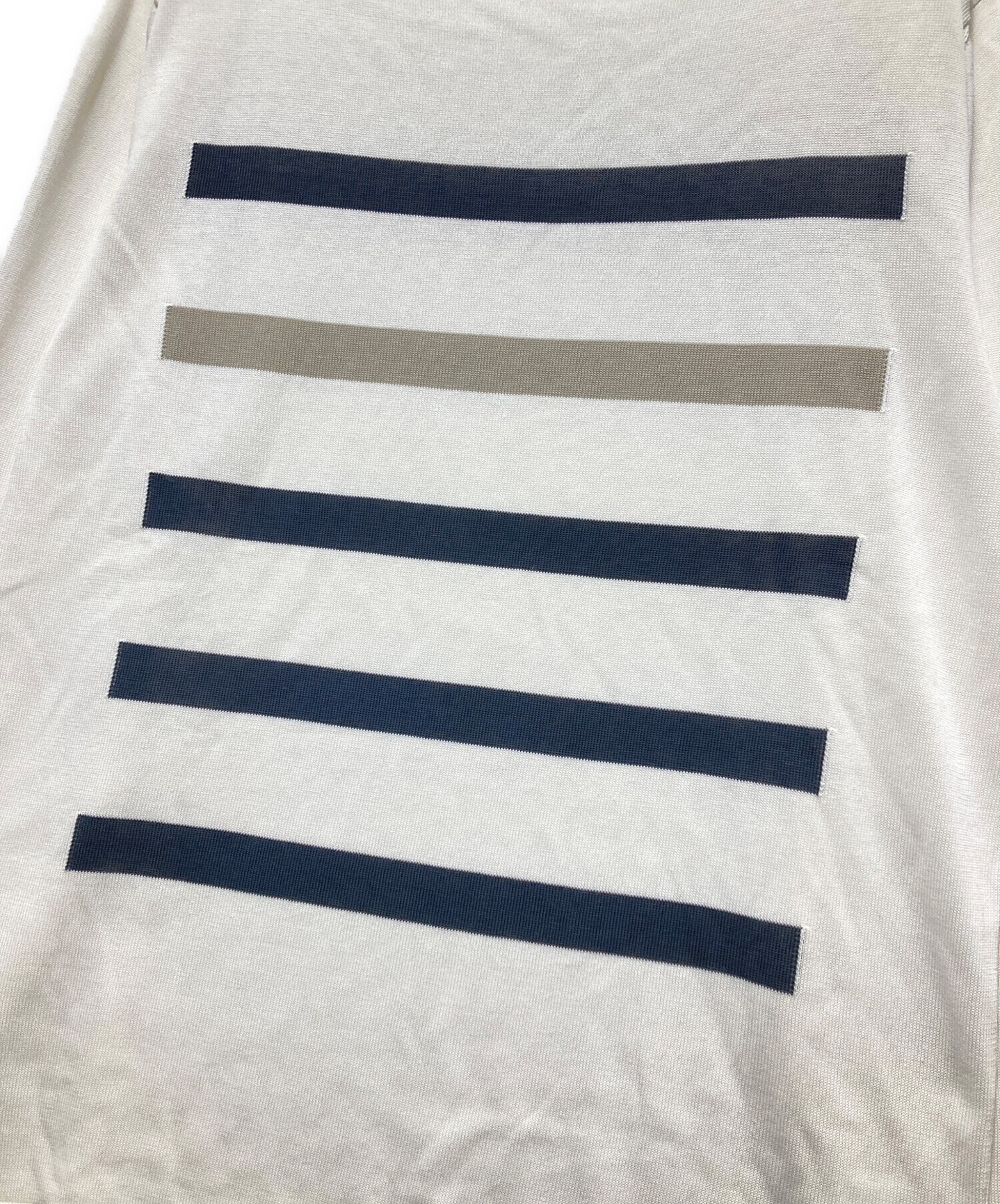 中古・古着通販】HERMES (エルメス) フロントボーダー コットンニット