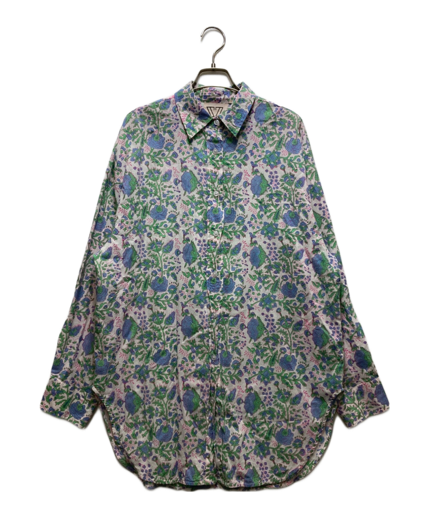 eiwa様 未使用 Ron Herman フラワープリント スキッパーシャツ 中古・古着通販】SZ Blockprints (エスゼットブロックプリント) Ron