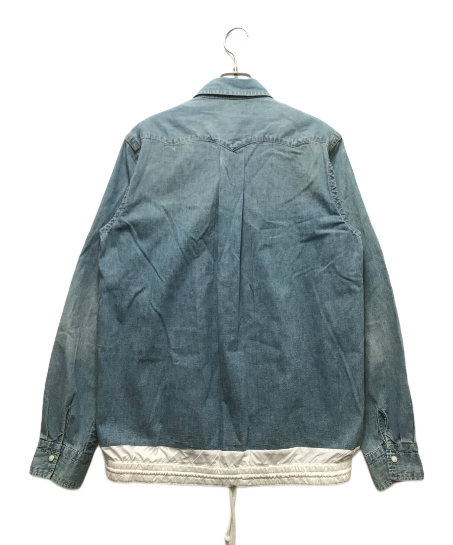 中古・古着通販】sacai (サカイ) デニムウエスタンシャツ インディゴ
