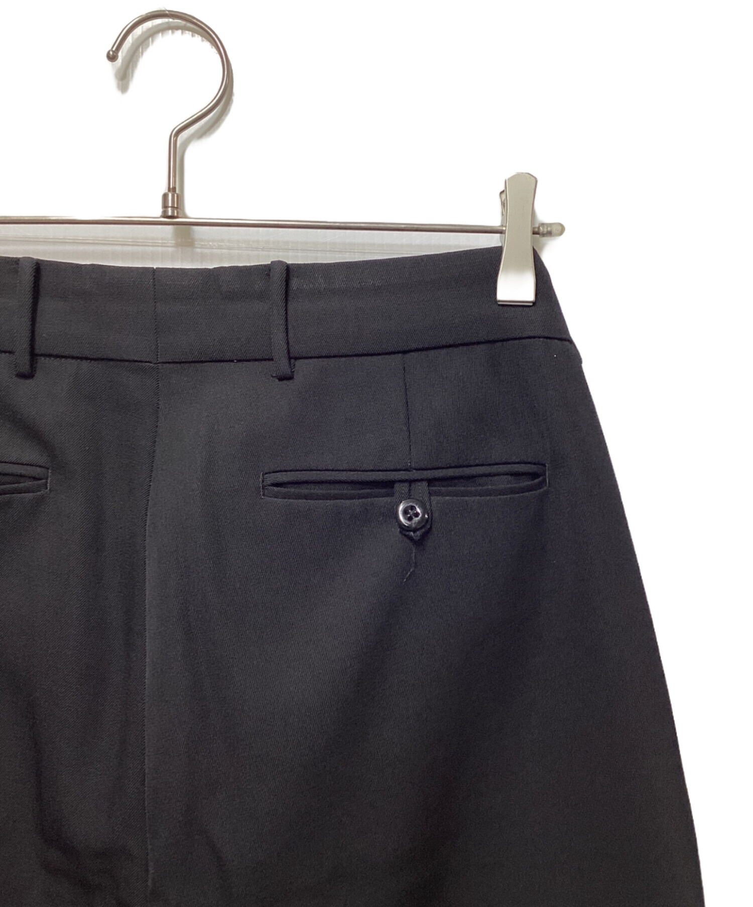 ATON 6 BACK SATIN ベーシックパンツ 中古・古着通販】ATON (エイトン) BACK SATIN BASIC PANTS（バック