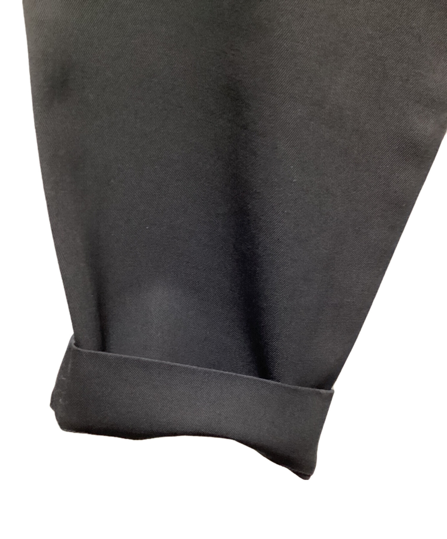 ATON 6 BACK SATIN ベーシックパンツ 中古・古着通販】ATON (エイトン) BACK SATIN BASIC PANTS（バック