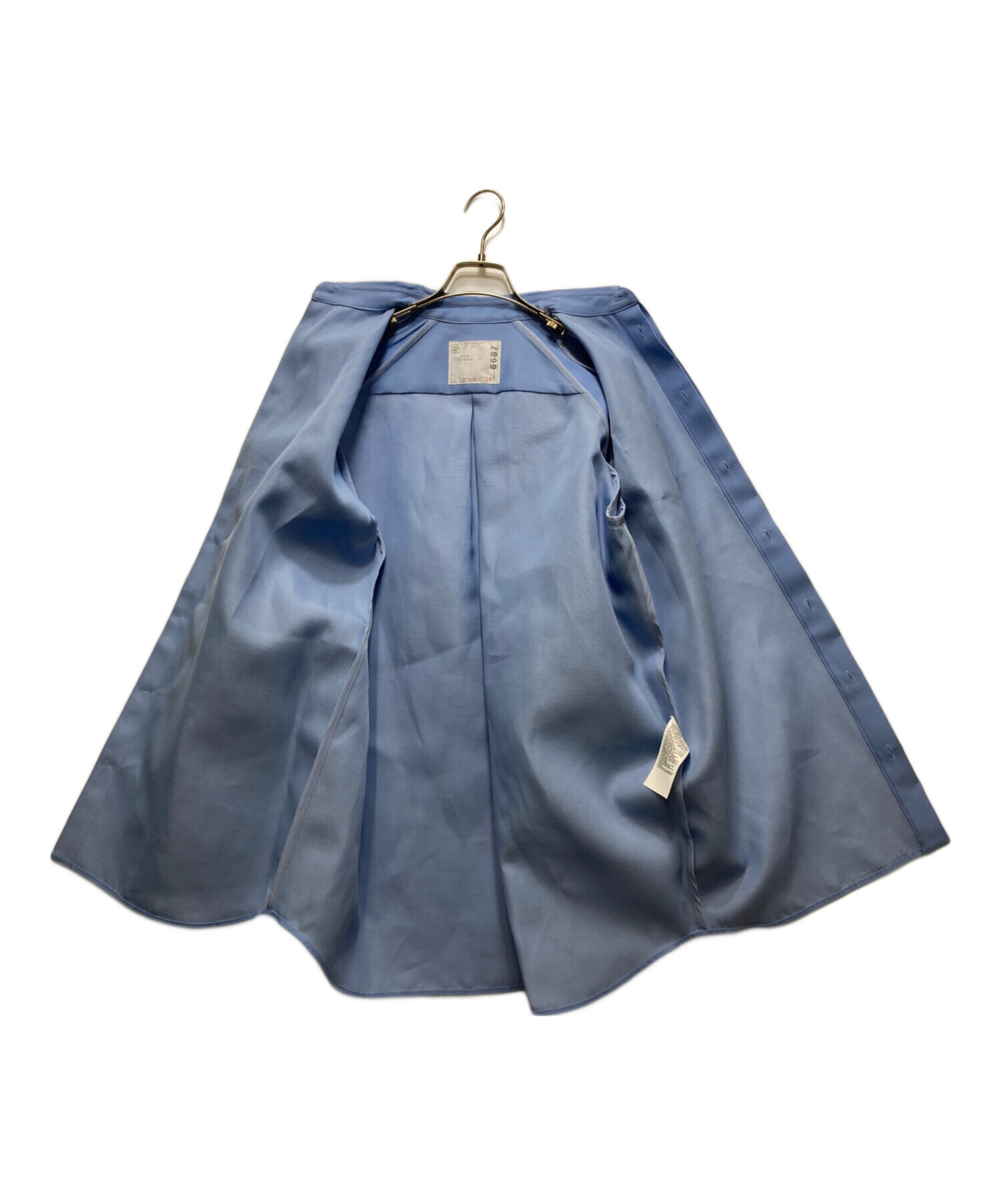 【新品】sacai｜Double-Faced Silk Cotton Dress 中古・古着通販】sacai (サカイ) Double-Faced Silk Cotton Dress