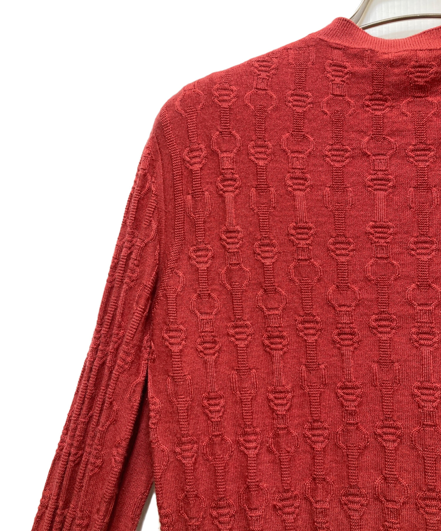中古・古着通販】HERMES (エルメス) カシミヤ×シルク シェーヌダンクル