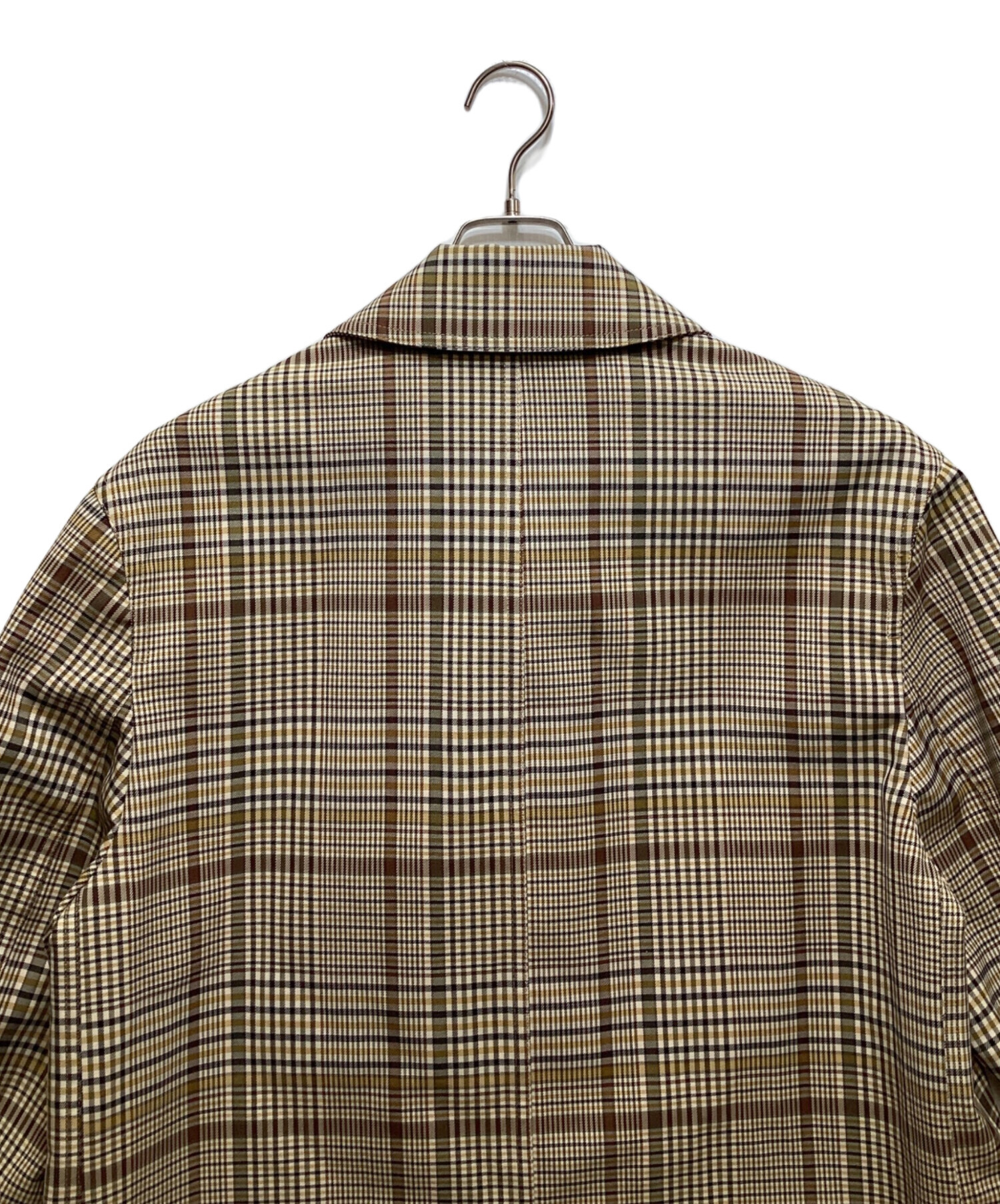 中古・古着通販】HERMES (エルメス) セリエボタンチェックステンカラー