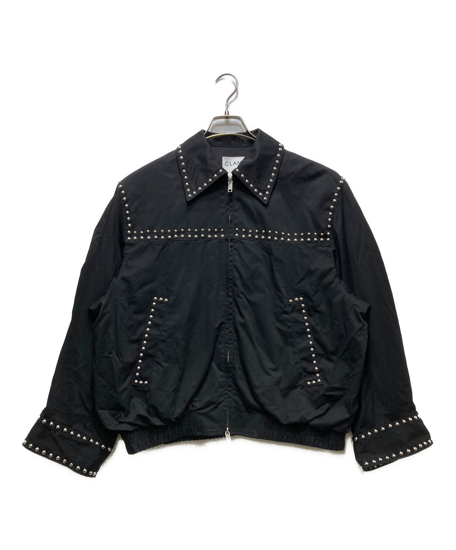 中古・古着通販】CLANE (クラネ) W COLOR STUDDED DRIZZLER JACKET 