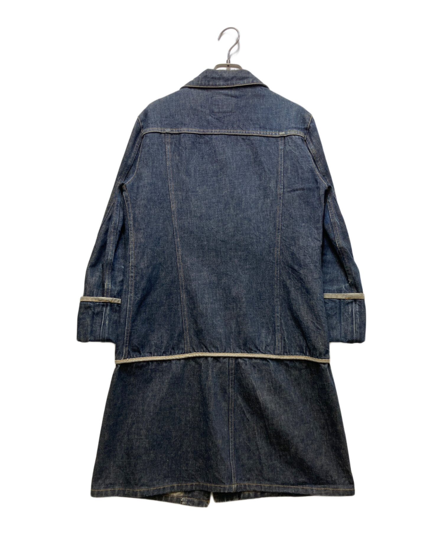 HELMUT LANG ダークデニムコート 中古・古着通販】HELMUT LANG (ヘルムートラング) デニムトラッカー