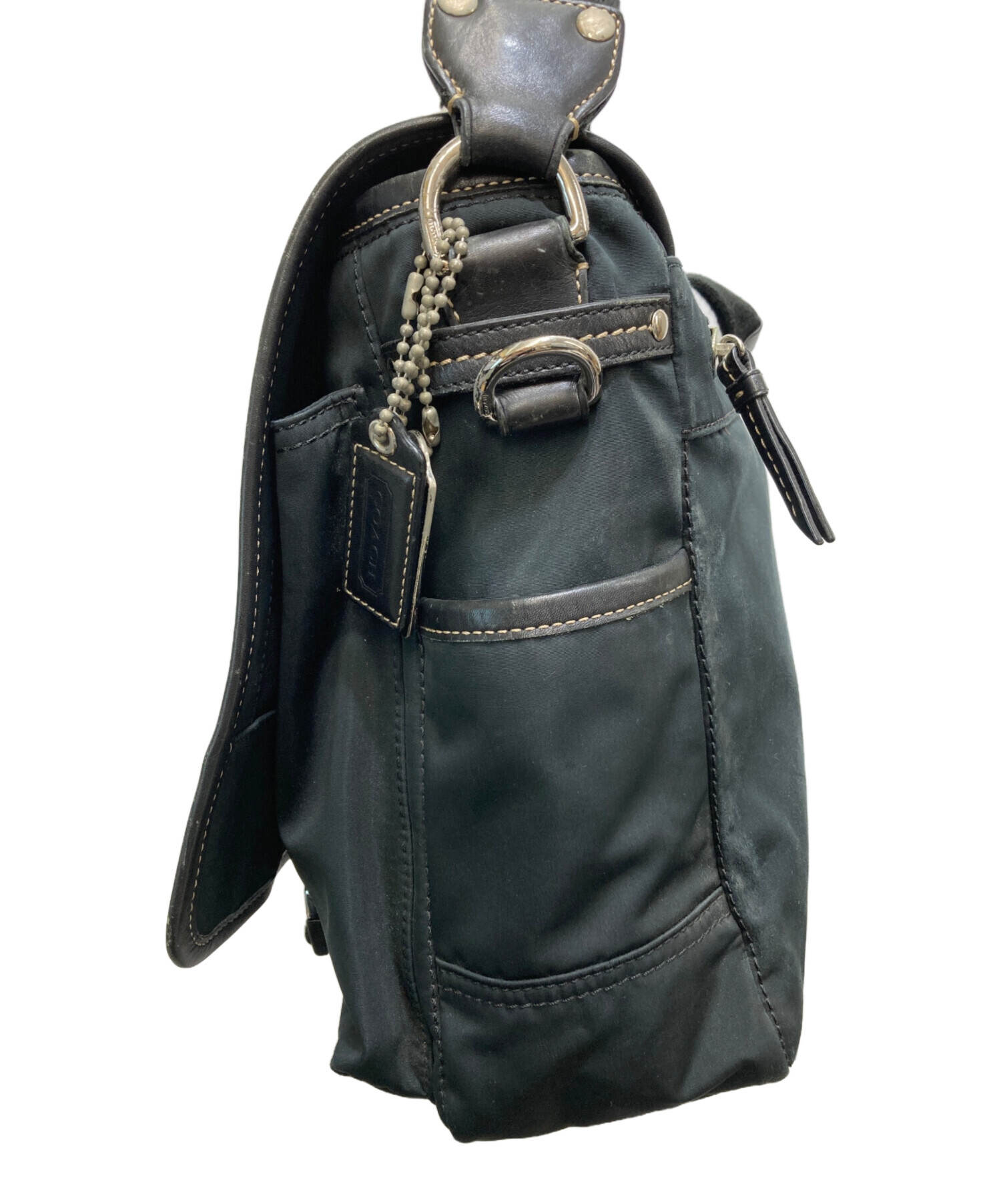 中古・古着通販】COACH (コーチ) メッセンジャーバッグ 70122 ブラック