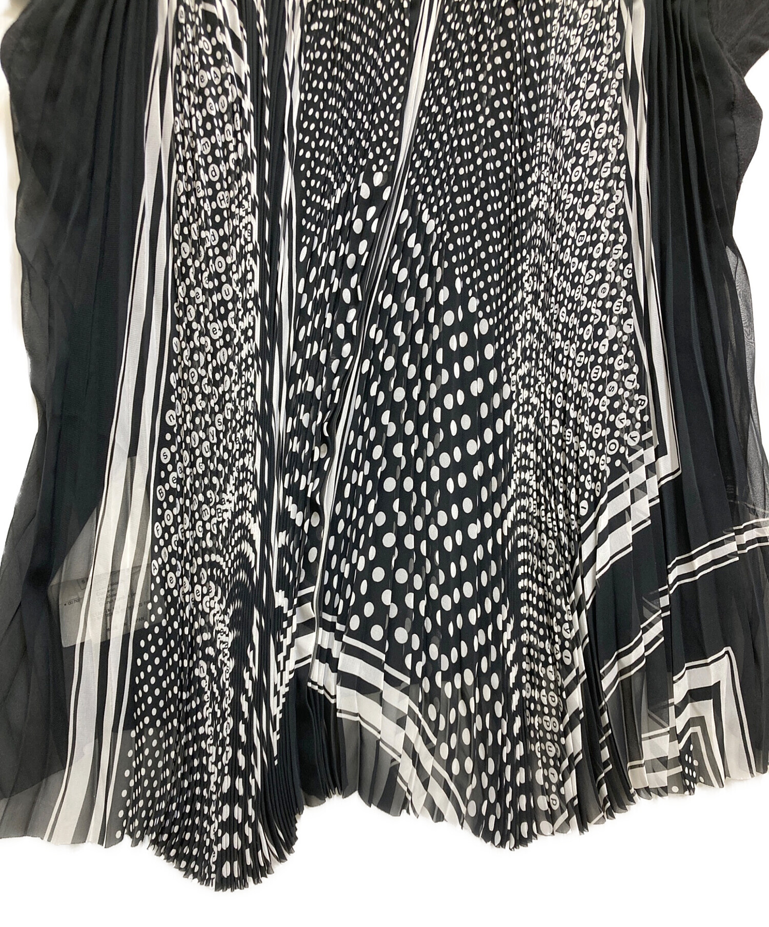 中古・古着通販】sacai (サカイ) バックシアープリーツカットソー 16 