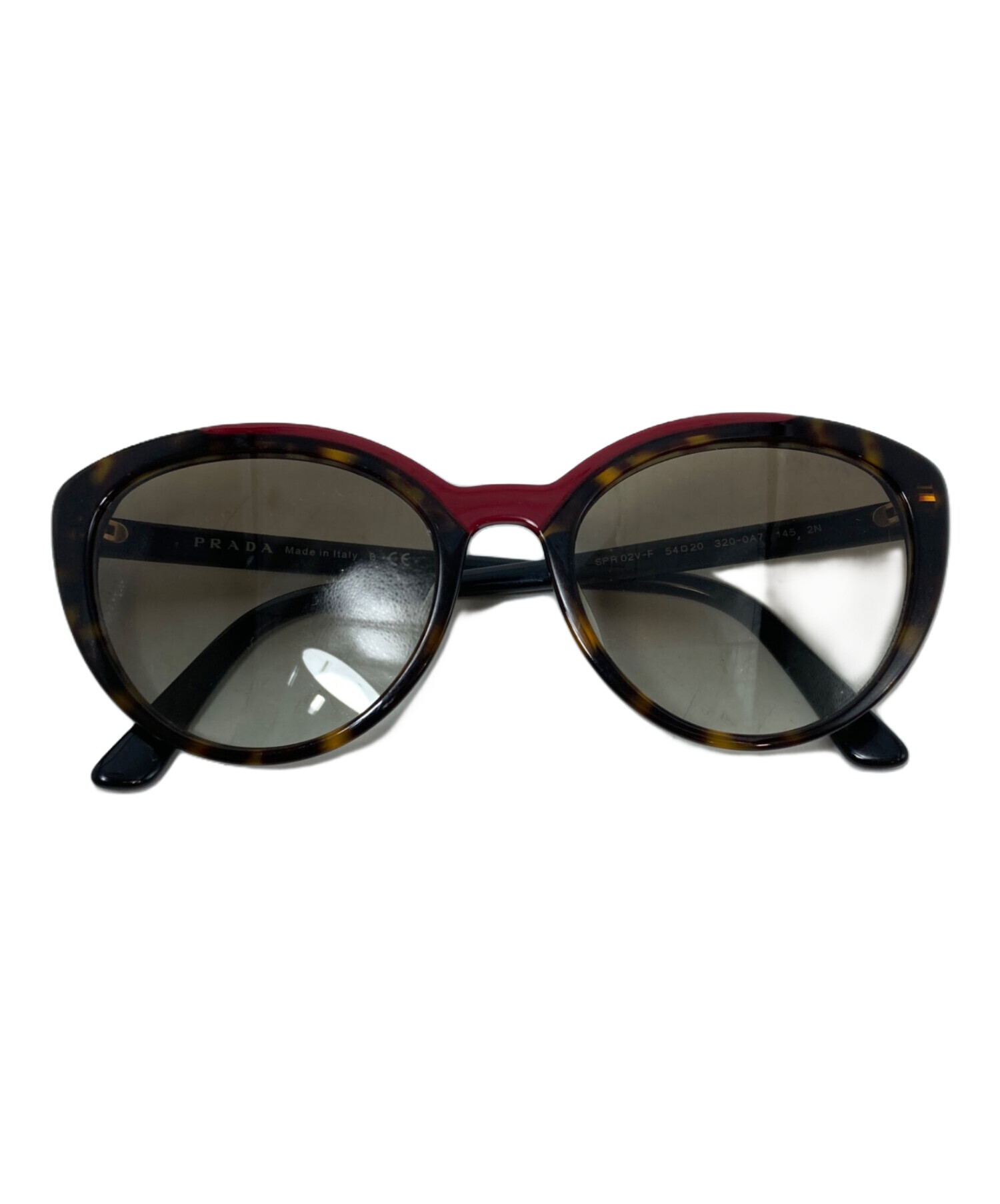 中古・古着通販】PRADA (プラダ) サングラス spr02v-f レッド×ブラウン