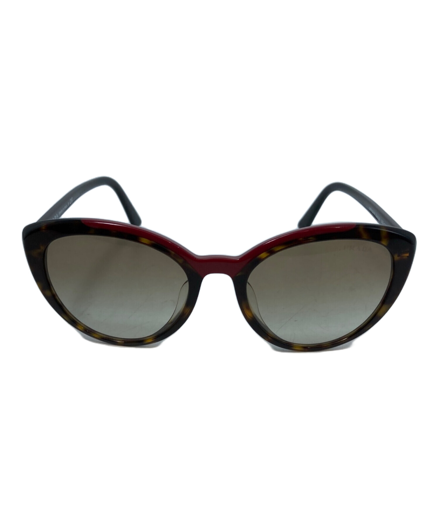 中古・古着通販】PRADA (プラダ) サングラス spr02v-f レッド×ブラウン