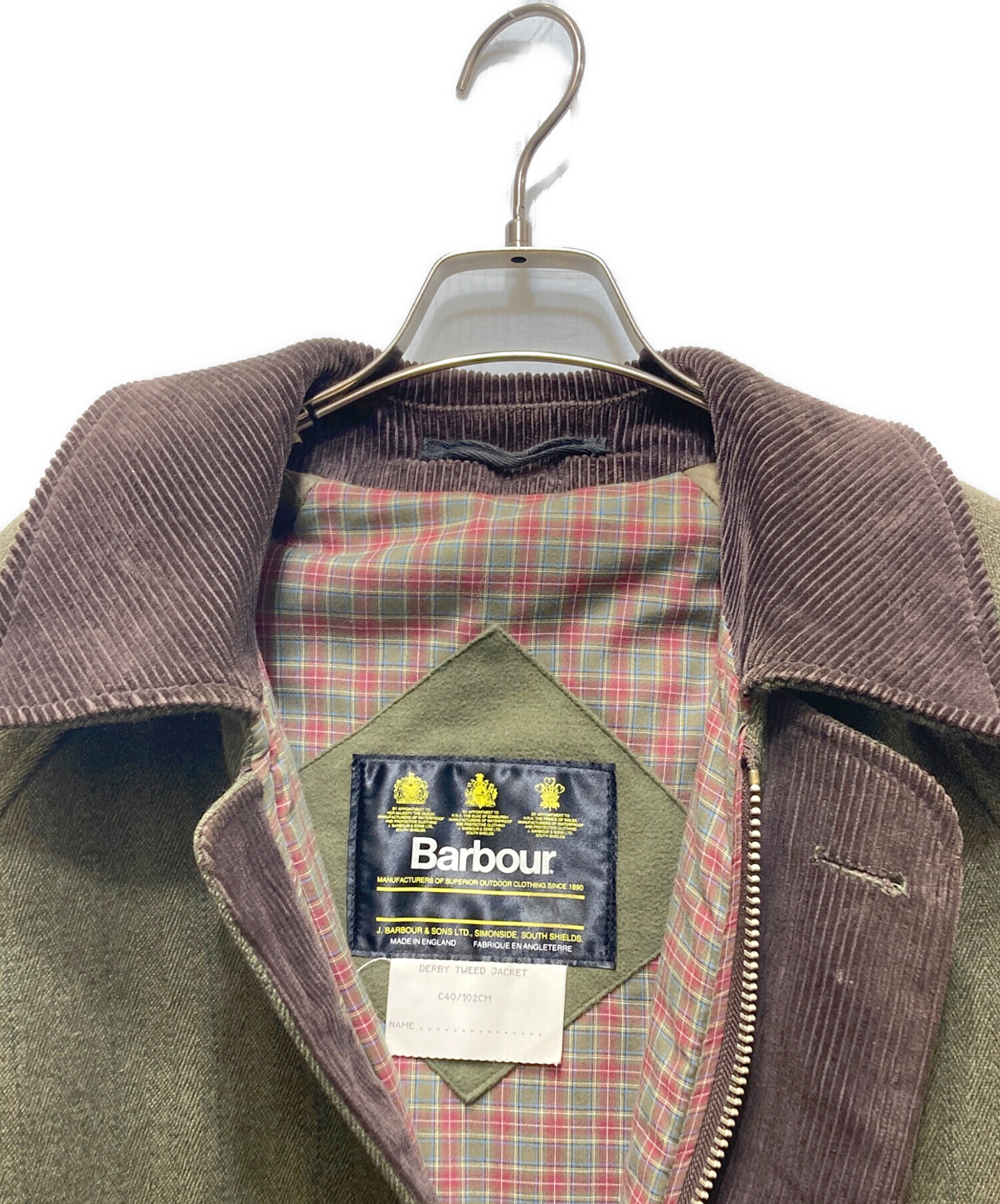 中古・古着通販】Barbour 90's DERBY TWEED JACKET（90年代 ダービー