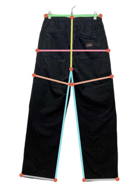 中古・古着通販】stussy (ステューシー) WOOL STRIPE BEACH PANT