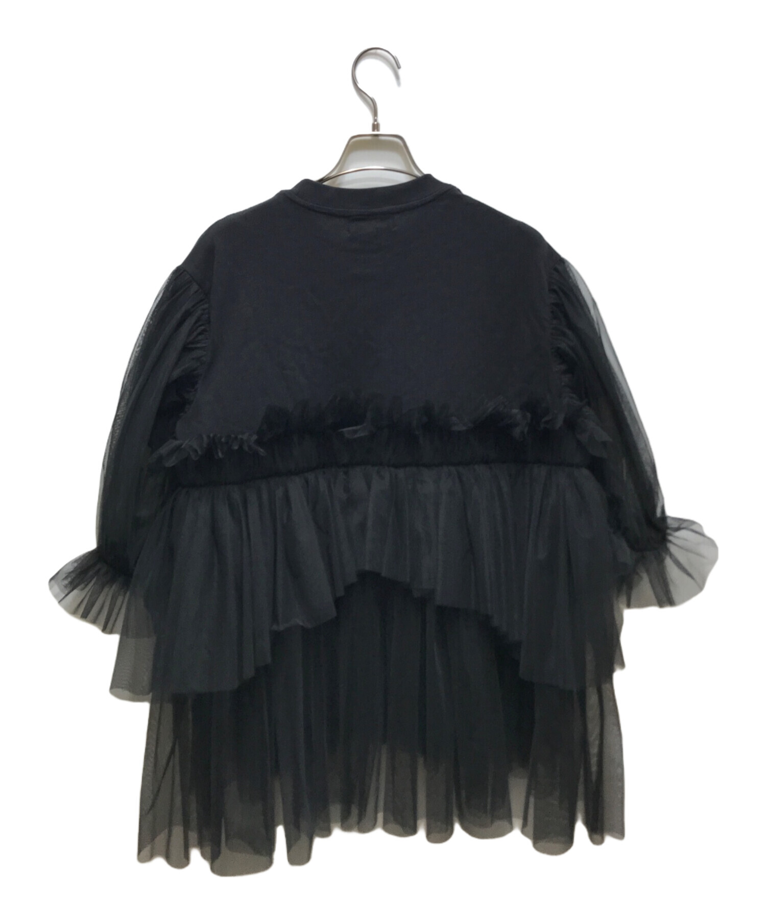 VIVIANO ヴィヴィアーノ Tulle T-shirt チュール Tシャツ 中古・古着通販】VIVIANO (ヴィヴィアーノ) 別注 Volume Tulle T-shirt