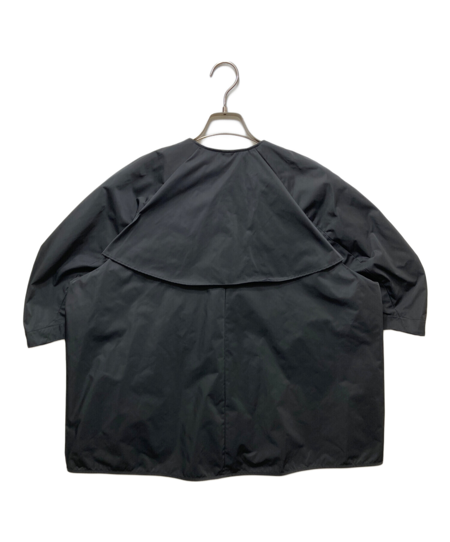 中古・古着通販】ENFOLD (エンフォルド) CIRCLE-ARM BLOUSON ブラック 