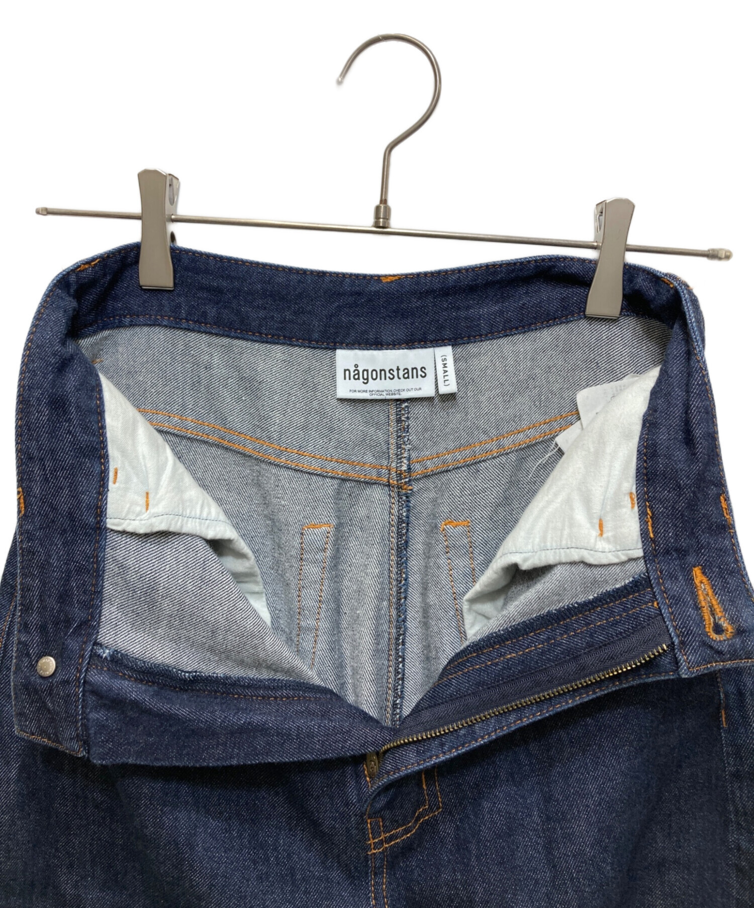 中古・古着通販】nagonstans (ナゴンスタンス) curve denim trousers