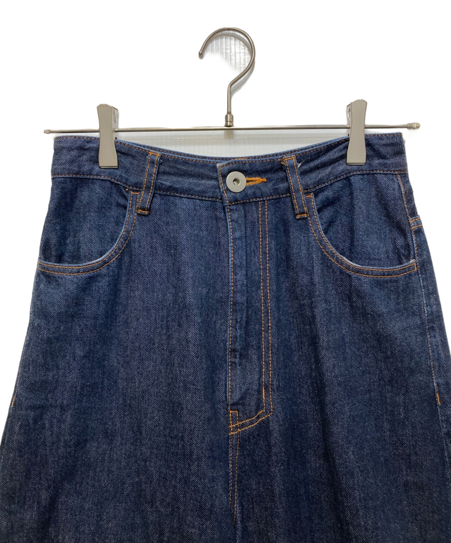 中古・古着通販】nagonstans (ナゴンスタンス) curve denim trousers
