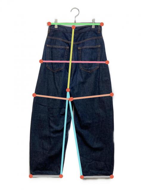 中古・古着通販】nagonstans (ナゴンスタンス) curve denim trousers