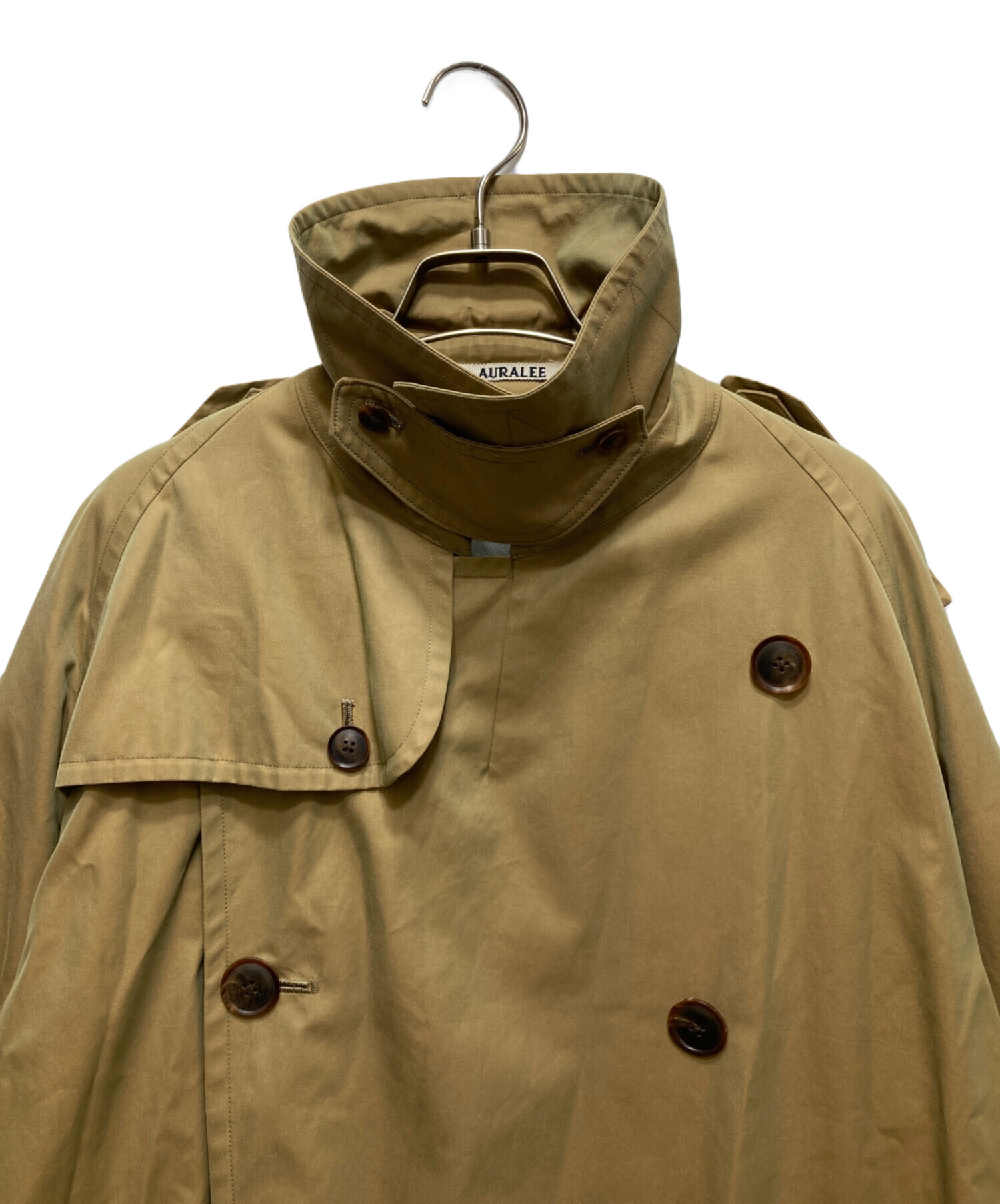 中古・古着通販】AURALEE (オーラリー) FINX CHAMBRAY BIG TRENCH COAT