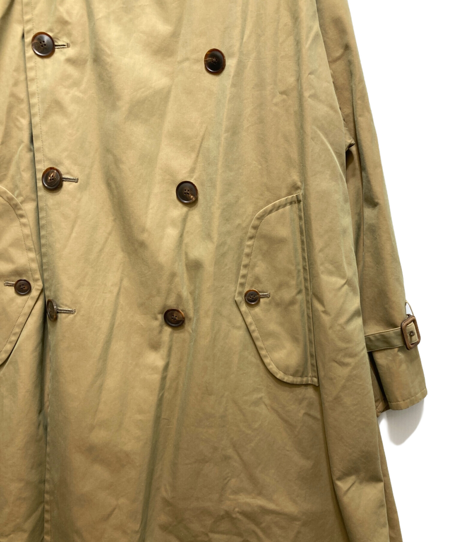 中古・古着通販】AURALEE (オーラリー) FINX CHAMBRAY BIG TRENCH COAT