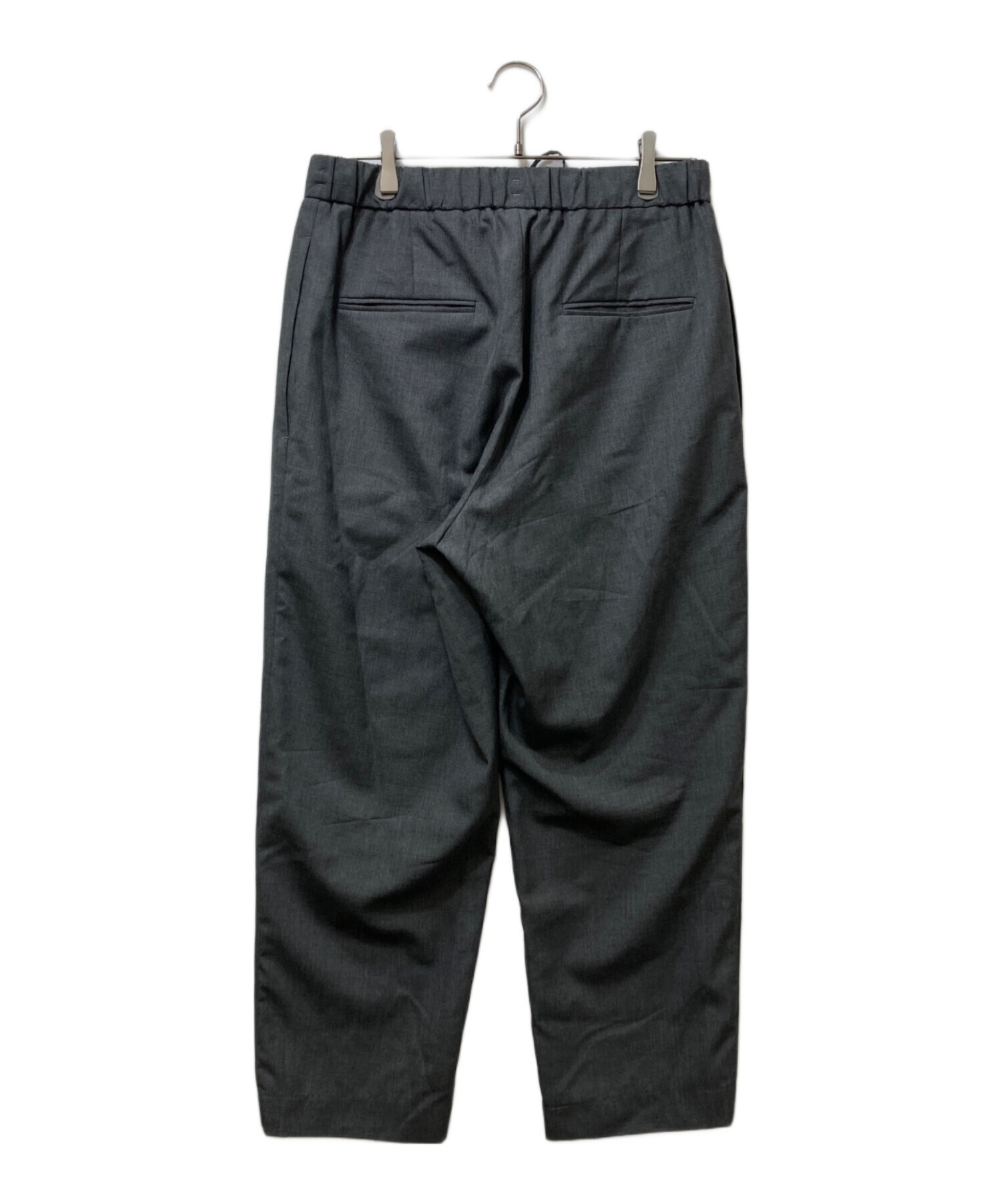 美品　ato　クラシックウールサルエルパンツ　24AW　ブラック　46　古着 中古・古着通販】ATON (エイトン) Wool Tropical Easy Pant （ウール