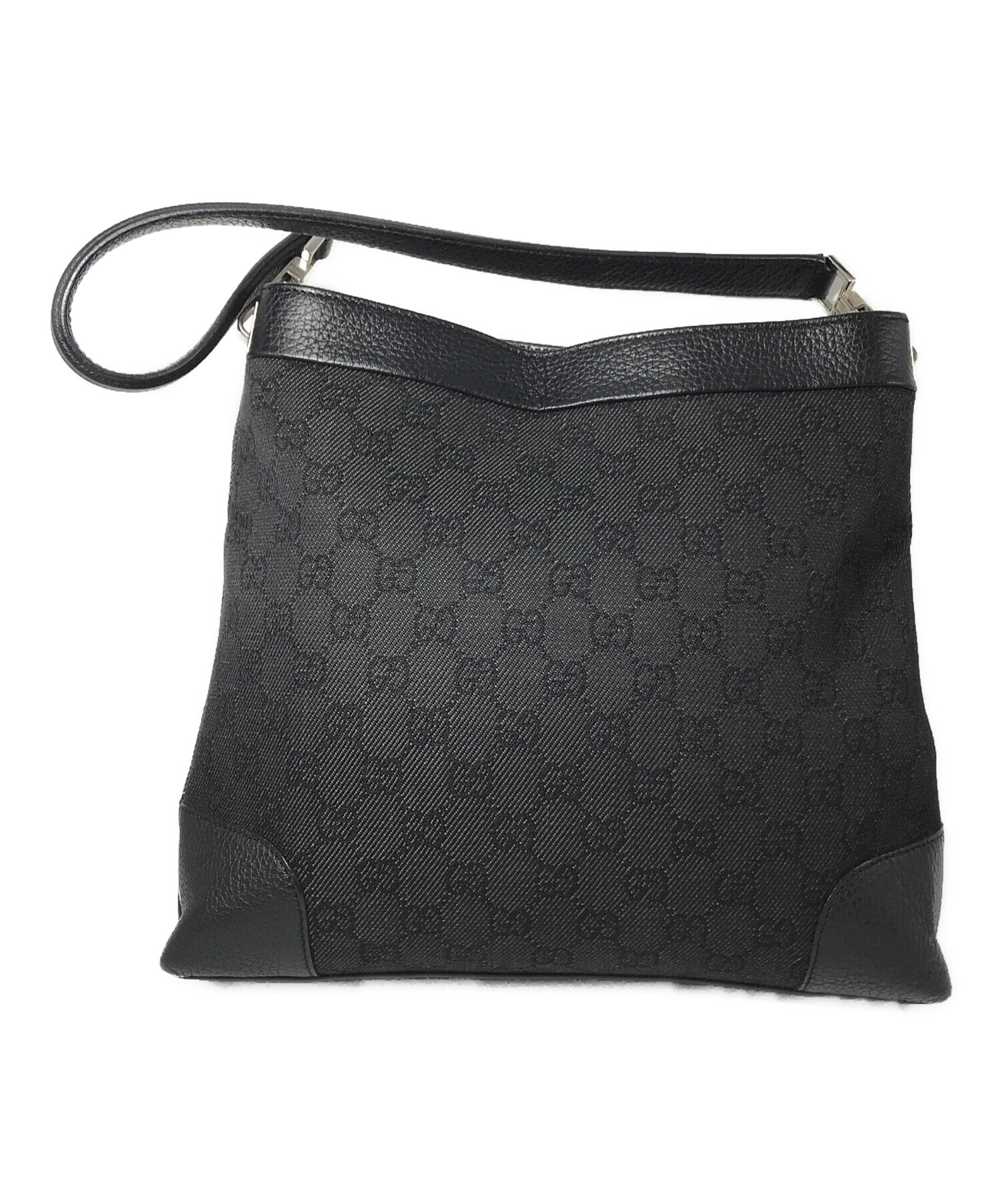 中古・古着通販】GUCCI (グッチ) ワンショルダーバッグ ブラック