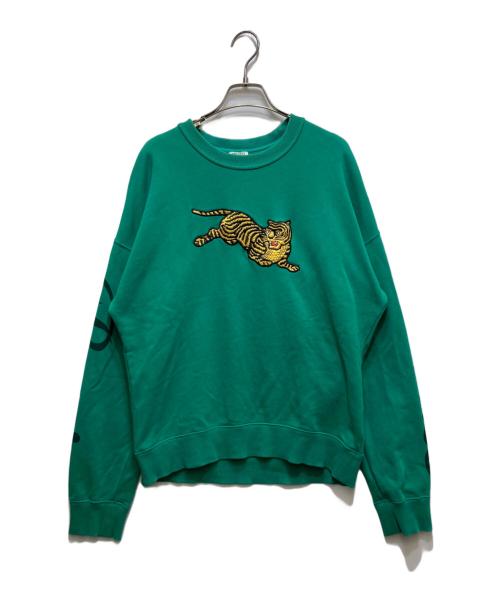 美品✨希少 KENZO ケンゾー 90s プードルファーコート 緑 花柄 F 中古・古着通販】KENZO (ケンゾー) ジャンピングタイガー クルーネック