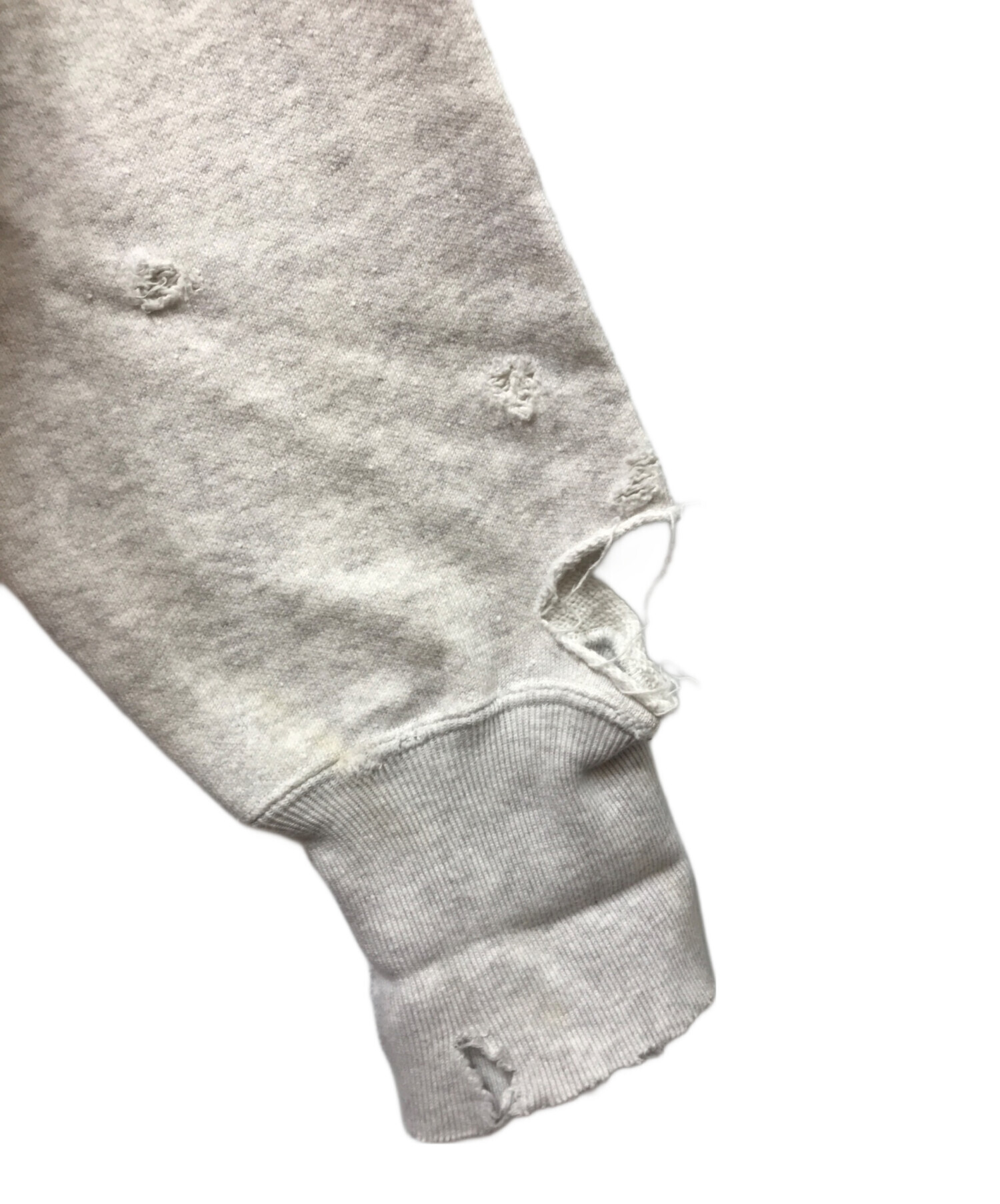 中古・古着通販】ANCELLM (アンセルム) CRASH CREWNECK SWEAT SHIRT