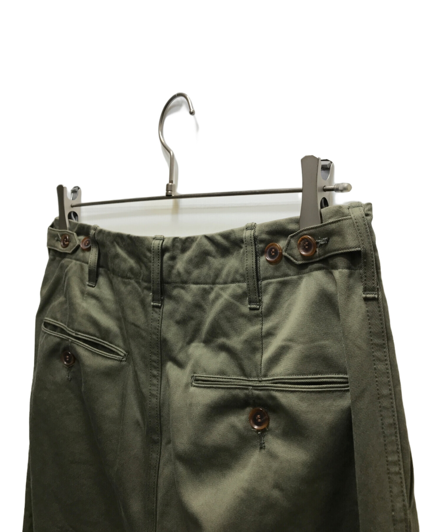 美品 AURALEE 3 フィンクス シャンブレー ワイドパンツ トラウザーズ 中古・古着通販】AURALEE (オーラリー) 18AW WASHED FINX CHINO WIDE