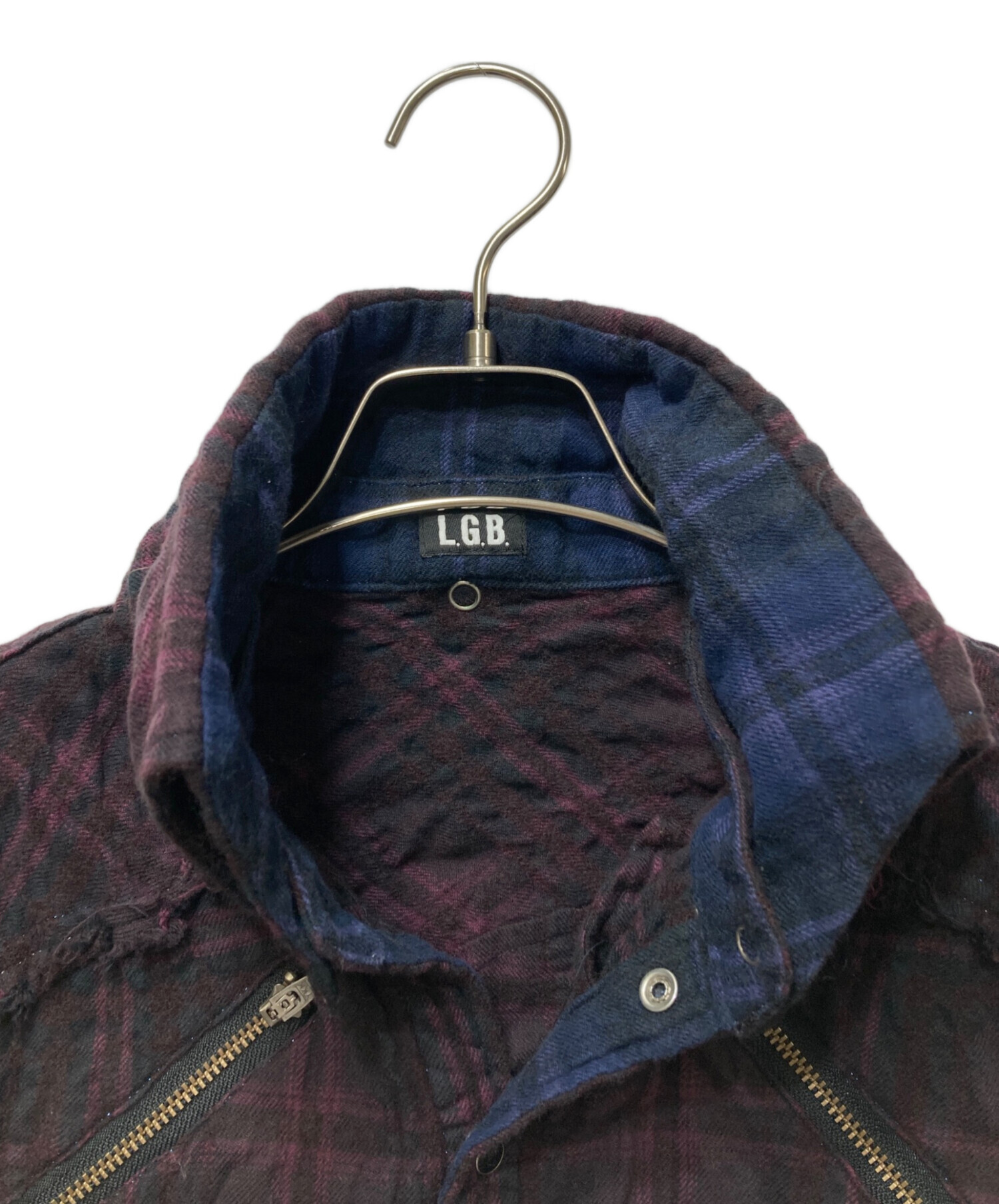 中古・古着通販】L.G.B (ルグランブルー) SHIRT-G チェックシャツ Y2K