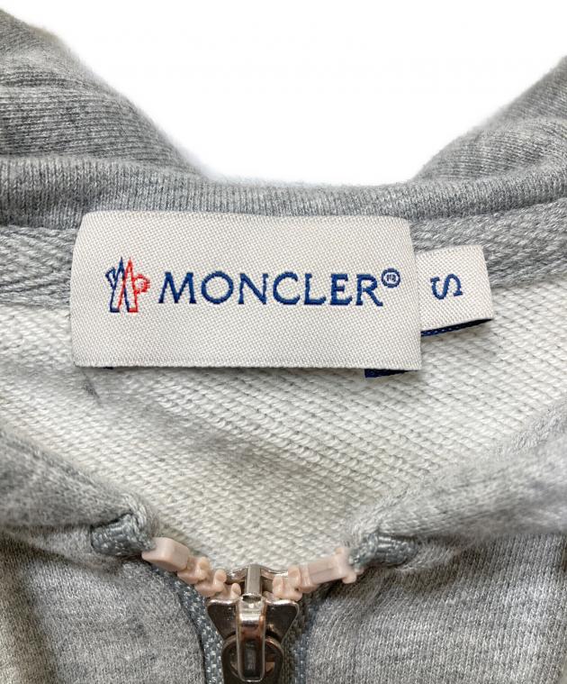 【美品】MONCLER パーカー マグリア トリコロール フルジップ グレー M 中古・古着通販】MONCLER (モンクレール) マグリア トリコロール