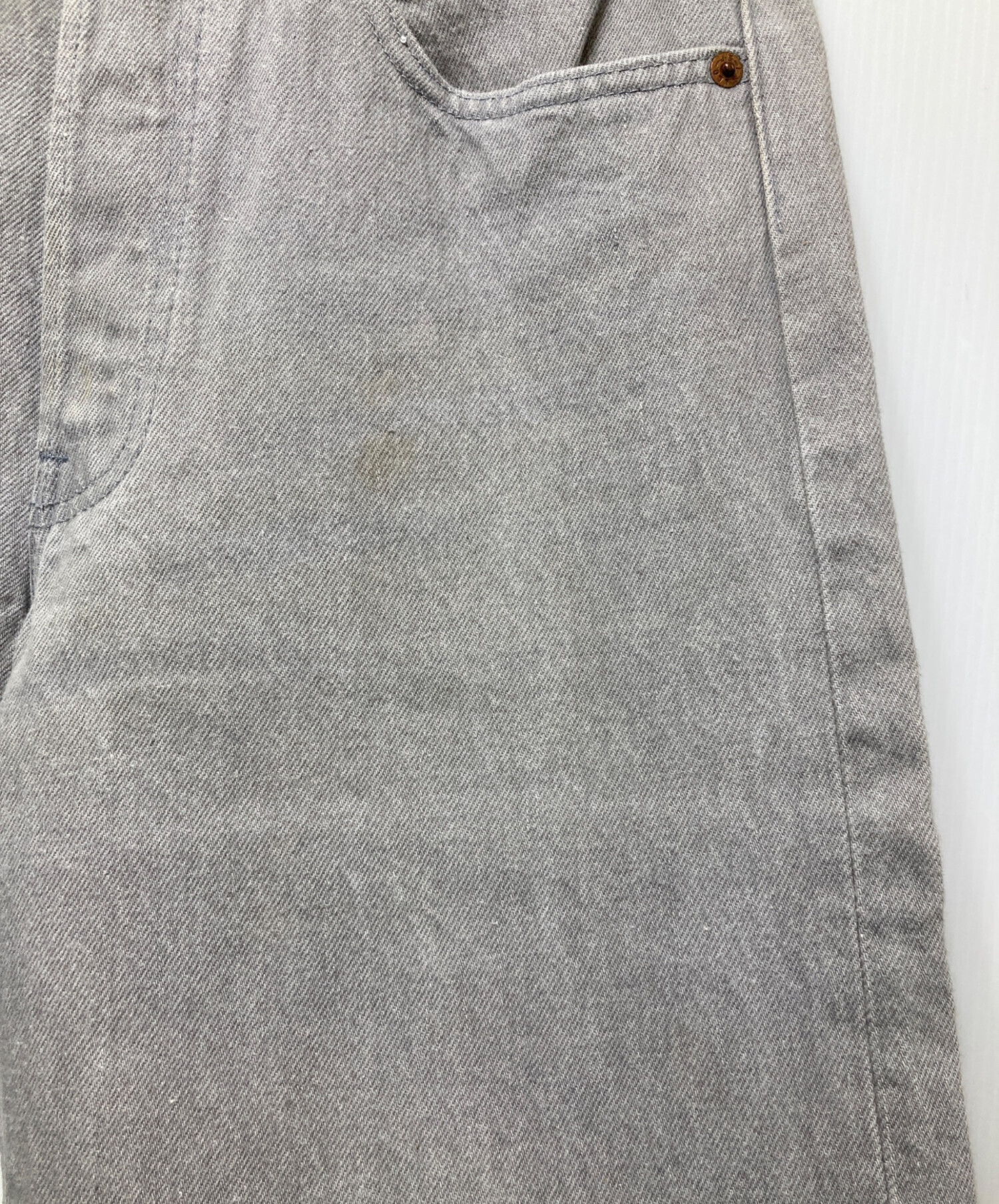 中古・古着通販】LEVI'S (リーバイス) 80's 501先染めグレーデニム 中古・古着通販】LEVI'S (リーバイス) 80's 501先染めグレーデニム