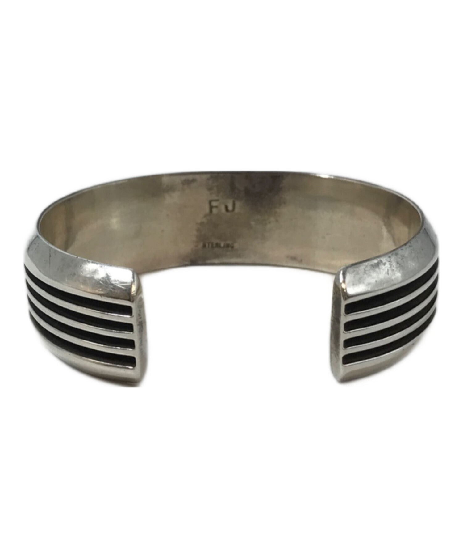FRANCIS JONES ナバホ　FJ バングル　Sterling FJ 中古・古着通販】Francis Jones (フランシスジョーンズ) NAVAJO 4連