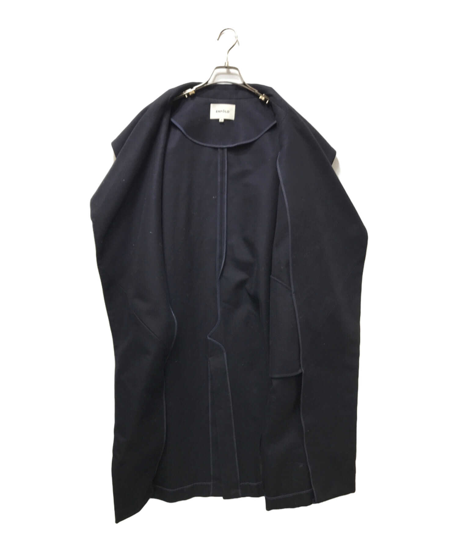 美品◯ ENFOLD エンフォルド ライトメルトン テーラーコート ブラック 3058003891177721_03_1545w.jpeg
