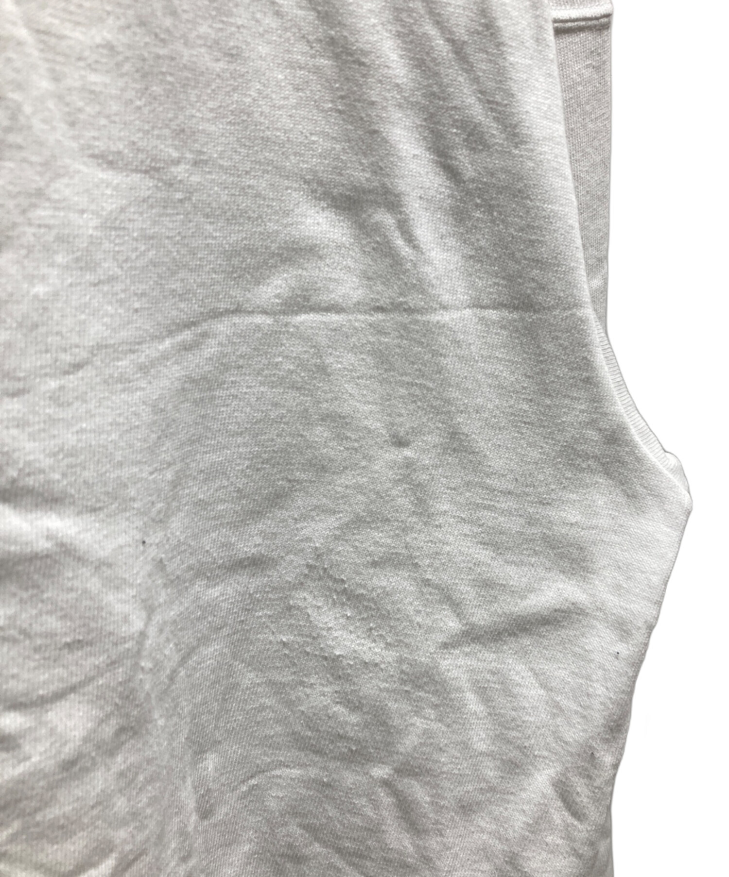 中古・古着通販】COMOLI (コモリ) フットボールTシャツ ホワイト