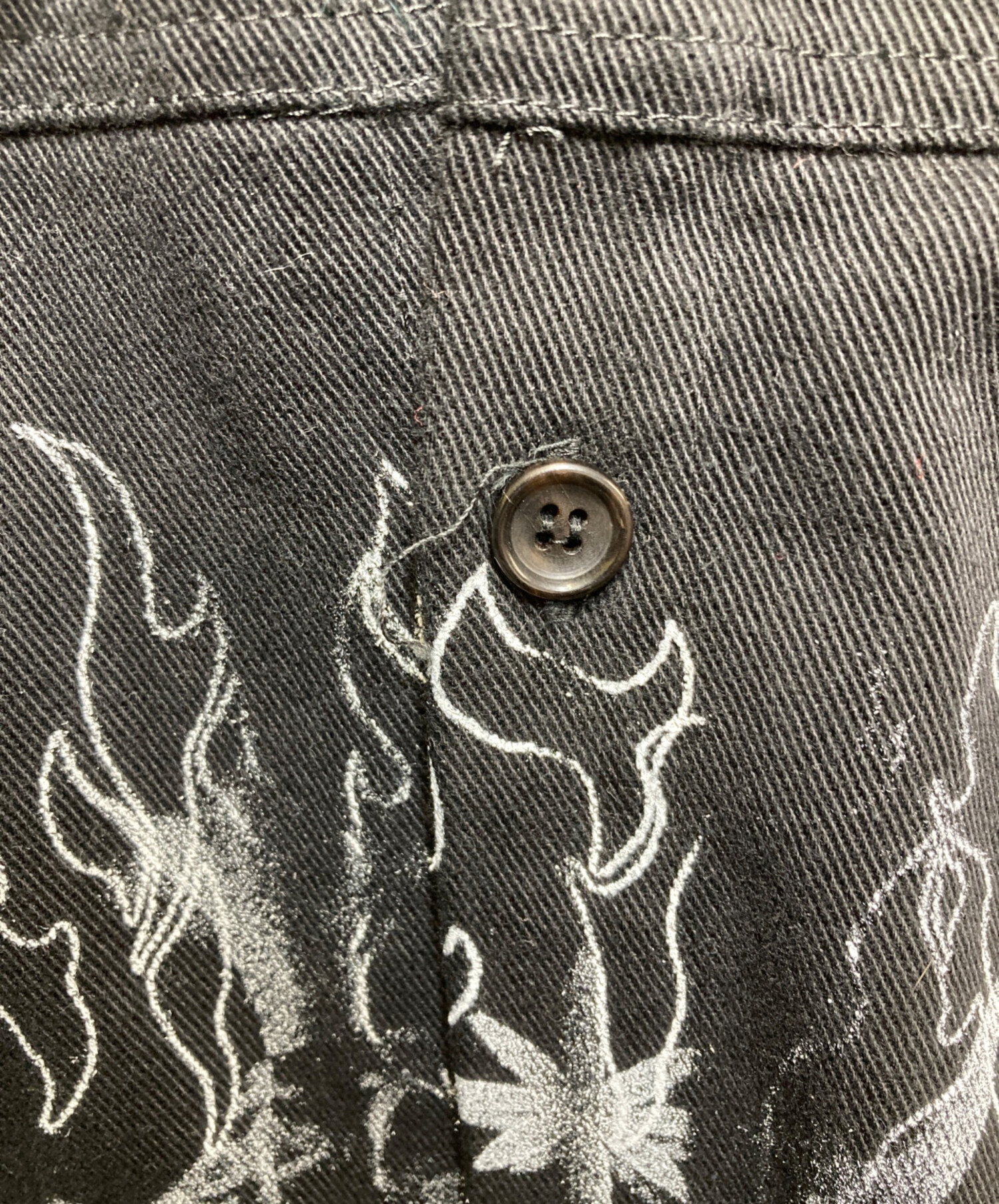 keko　ジージャン　古着 中古・古着通販】KUSIKOHC (クシコック) プリントデニムジャケット