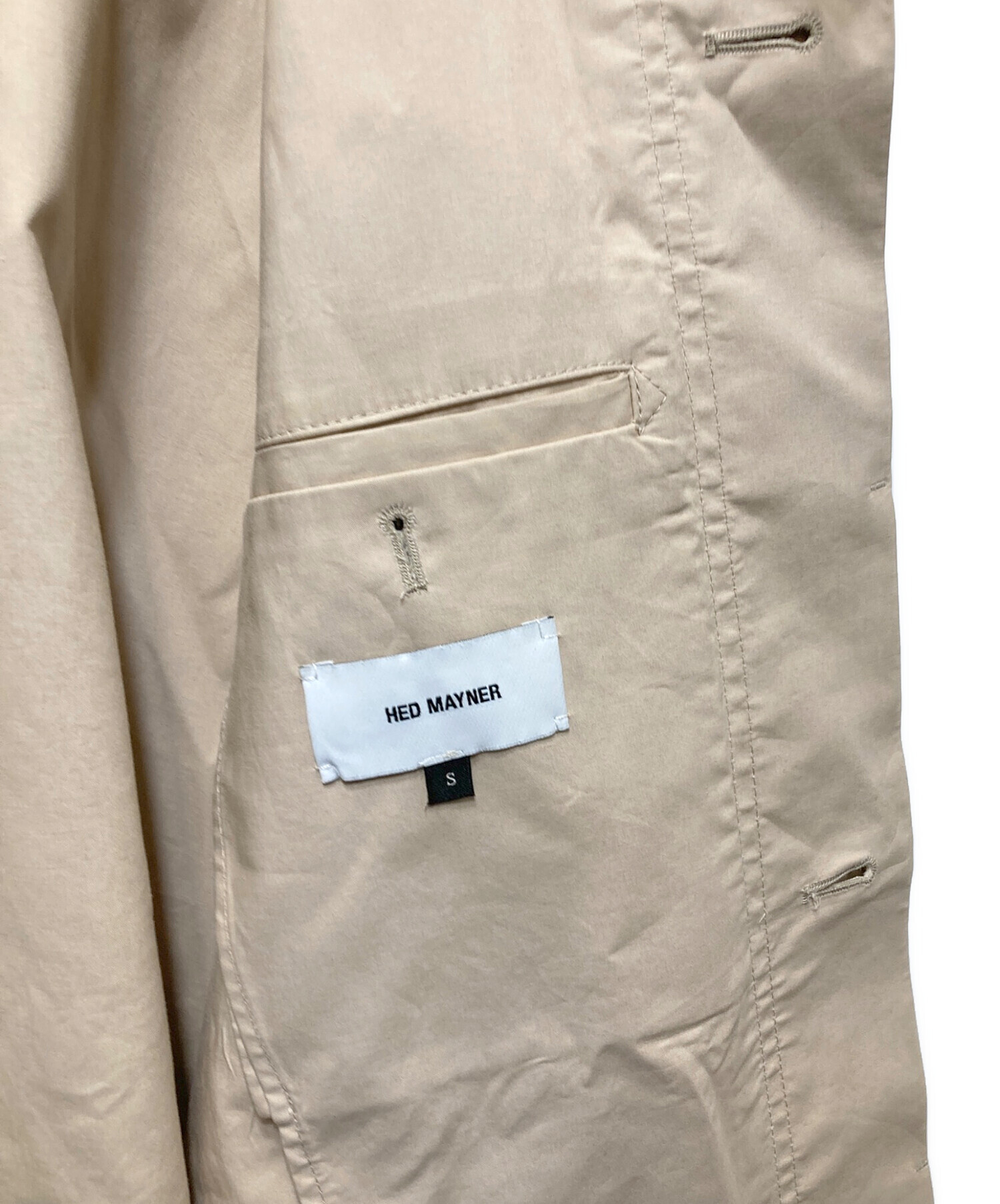 中古・古着通販】Hed Mayner (ヘド メイナー) ステンカラーコート