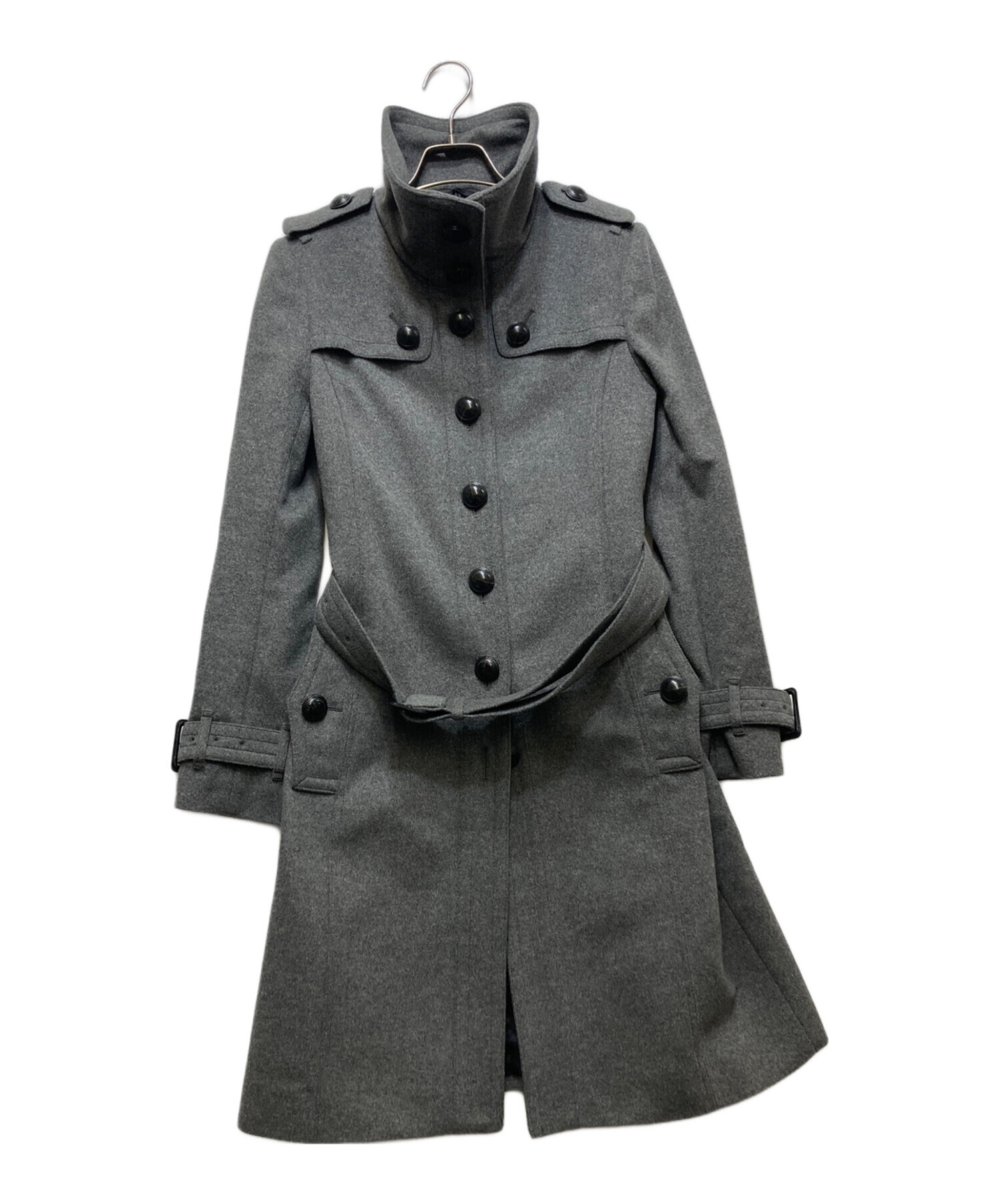 バーバリーロンドン カシミヤ チェスターコート チェック　40 中古・古着通販】BURBERRY LONDON (バーバリーロンドン) ウール