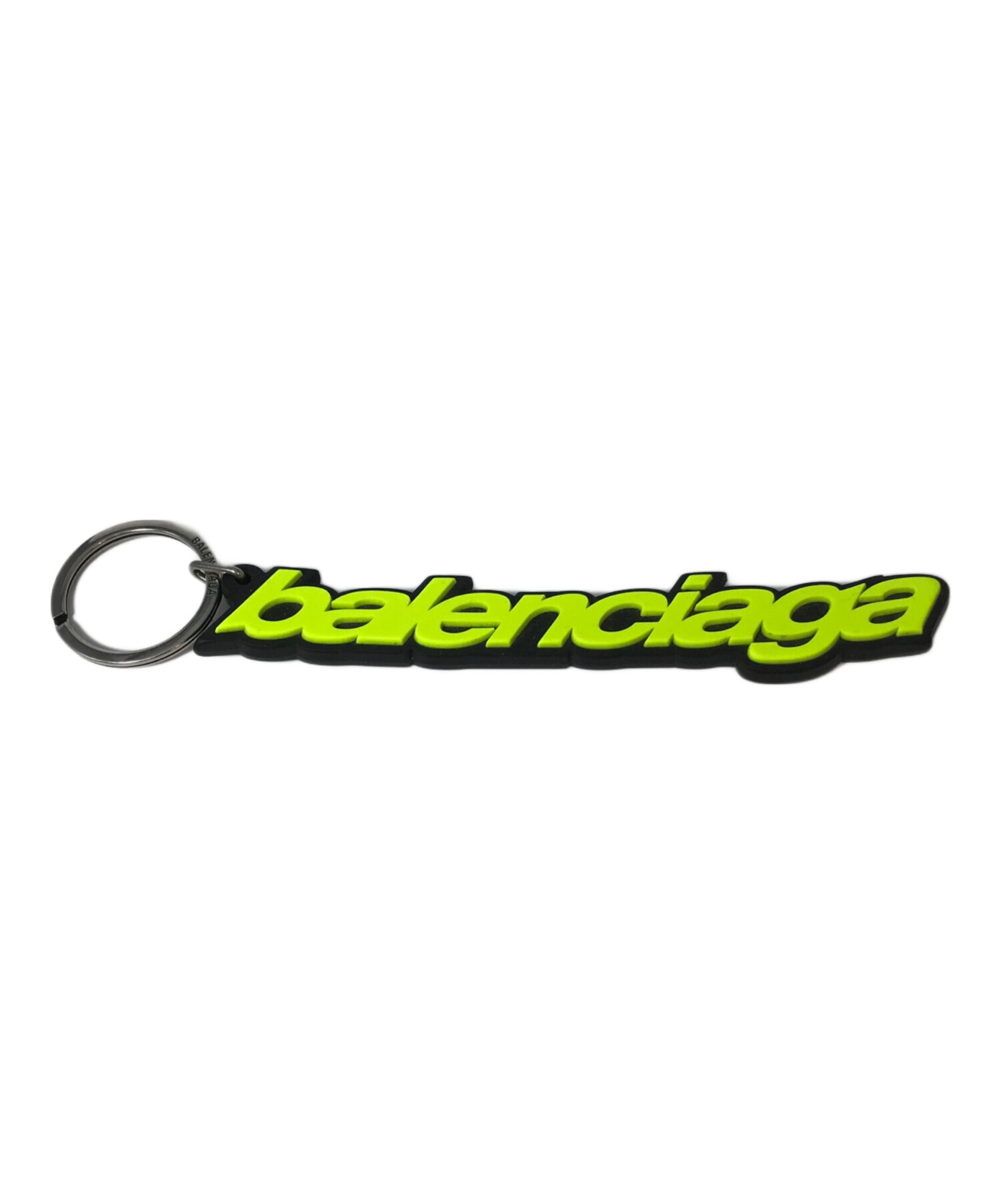 BALENCIAGA バレンシアガ バー キーホルダー 中古・古着通販】BALENCIAGA (バレンシアガ) キーホルダー イエロー