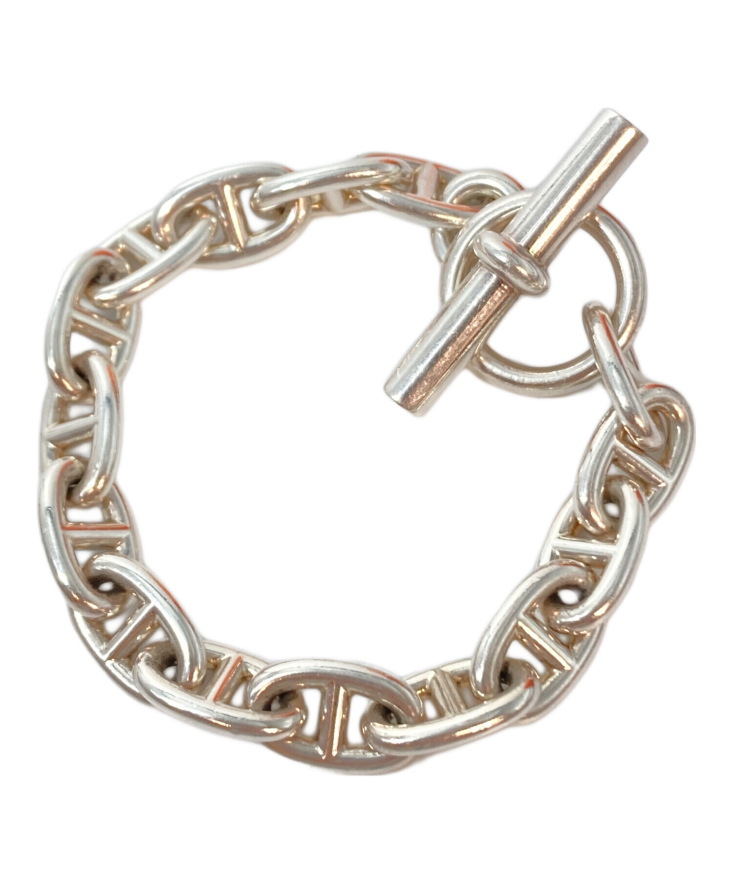廃盤 エルメス Hermes シェーヌダンクル Chaine d'Ancre 中古・古着通販】HERMES (エルメス) Chaine d'ancre Bracelet MM