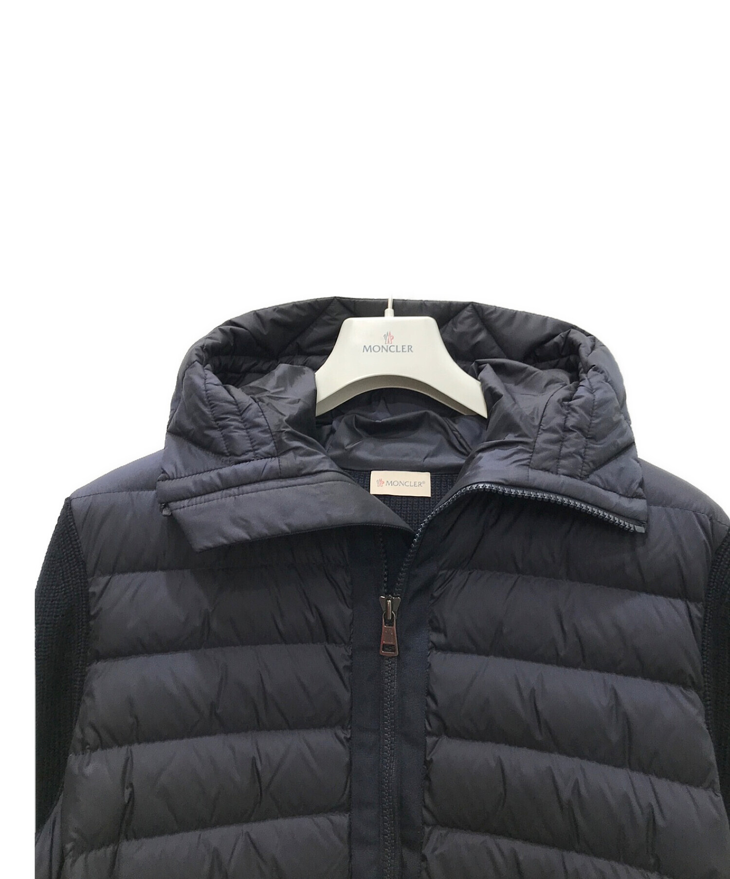 中古・古着通販】MONCLER (モンクレール) CARDIGAN TRICOT ネイビー