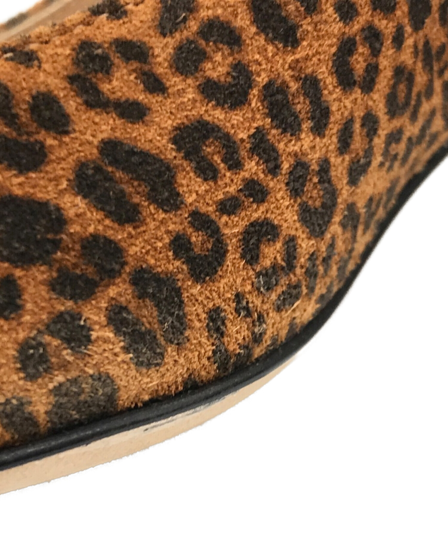 中古・古着通販】sergio rossi (セルジオロッシ) レオパードスエード